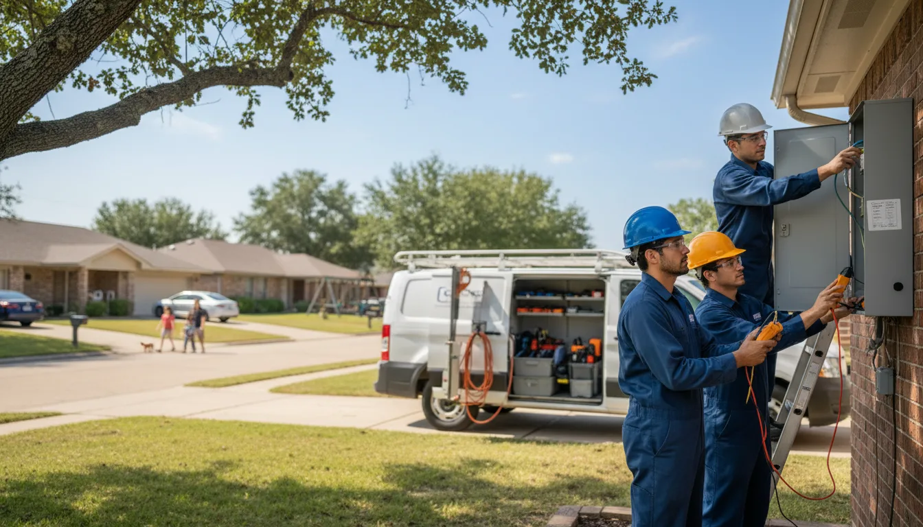Certified electrician providing emergency electrical services in Pedro, OH